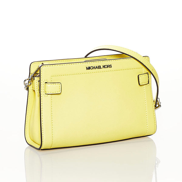 マイケルコース チェーン ショルダーバッグ イエロー レザー レディース Michael Kors 【中古】