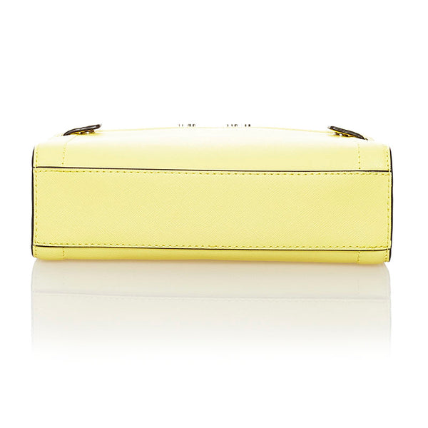 マイケルコース チェーン ショルダーバッグ イエロー レザー レディース Michael Kors 【中古】