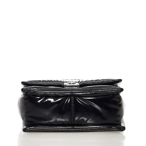 マイケルコース チェーン 斜め掛け ショルダーバッグ 35H1S8RL2M ブラック ナイロン レディース Michael Kors 【中古】