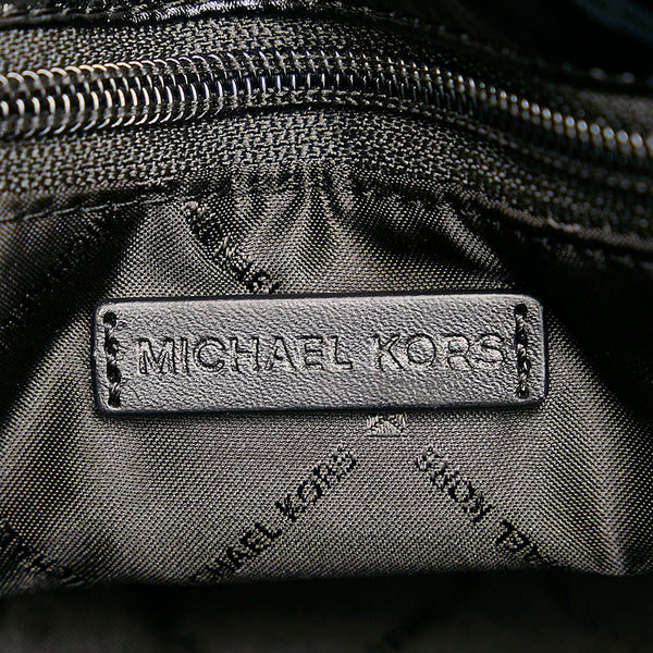 マイケルコース チェーン 斜め掛け ショルダーバッグ 35H1S8RL2M ブラック ナイロン レディース Michael Kors 【中古】