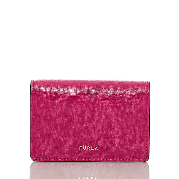 フルラ パスケース フューシャピンク レザー レディース Furla 【中古】