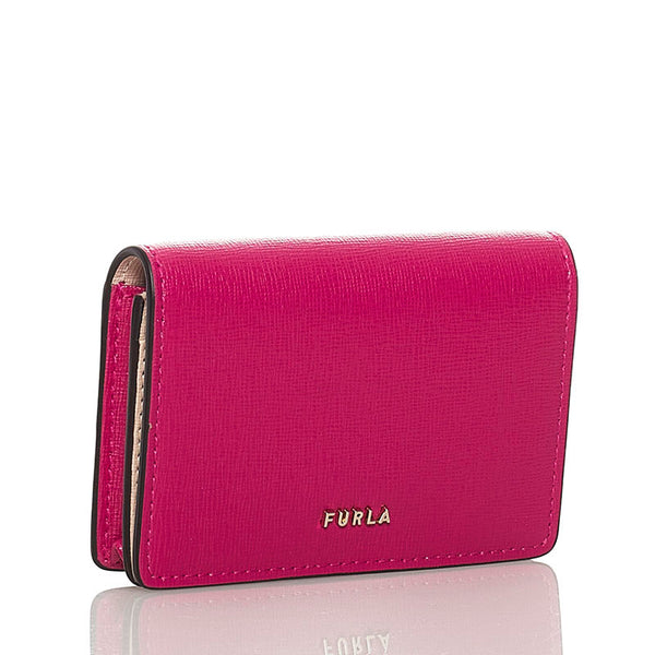 フルラ パスケース フューシャピンク レザー レディース Furla 【中古】