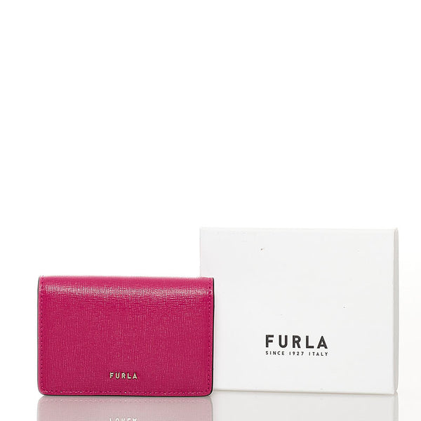 フルラ パスケース フューシャピンク レザー レディース Furla 【中古】