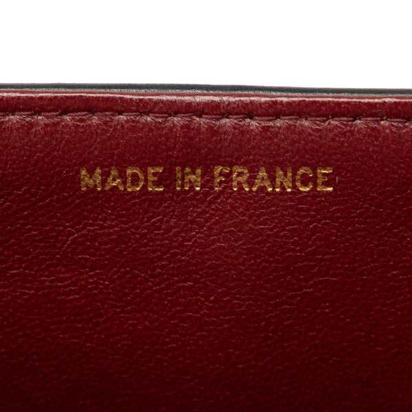 シャネル マトラッセ25 ココマーク ダブルフラップ チェーン ショルダーバッグ ブラック ラムスキン レディース CHANEL 【中古】