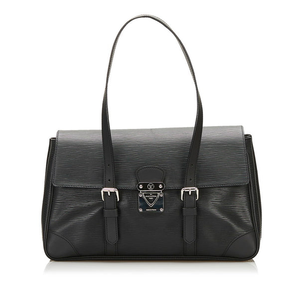 ルイ ヴィトン エピ セギュール MM ハンドバッグ ショルダーバッグ M58862 ノワール ブラック レザー レディース LOUIS VUITTON 【中古】
