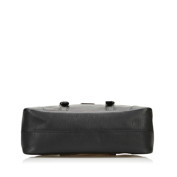 ルイ ヴィトン エピ セギュール MM ハンドバッグ ショルダーバッグ M58862 ノワール ブラック レザー レディース LOUIS VUITTON 【中古】