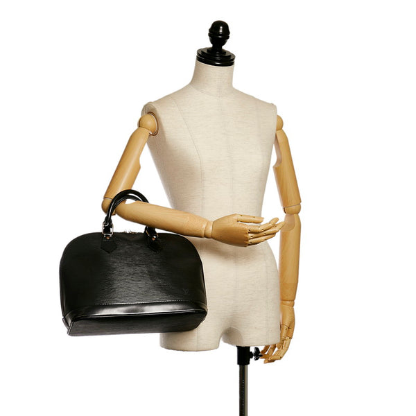 ルイ ヴィトン エピ アルマ ハンドバッグ M52142 ノワール レザー レディース LOUIS VUITTON 【中古】