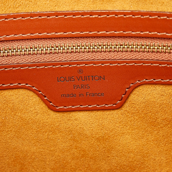 ルイ ヴィトン エピ リュサック トートバッグ M52283 オレンジ ブラウン レザー レディース LOUIS VUITTON 【中古】