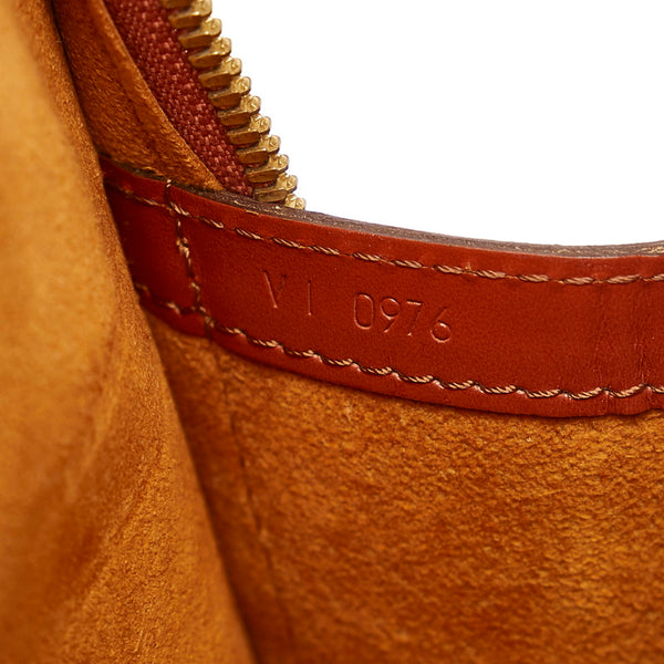 ルイ ヴィトン エピ リュサック トートバッグ M52283 オレンジ ブラウン レザー レディース LOUIS VUITTON 【中古】
