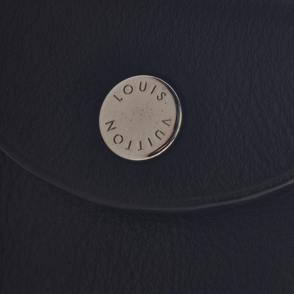 ルイ ヴィトン クロシェット キーリング チャーム ブラック レザー レディース LOUIS VUITTON 【中古】