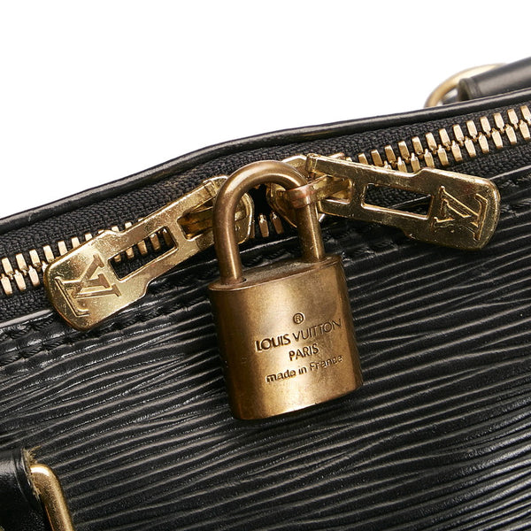 ルイ ヴィトン エピ アルマ PM ハンドバッグ M40302 ブラック ノワール レザー レディース LOUIS VUITTON 【中古】