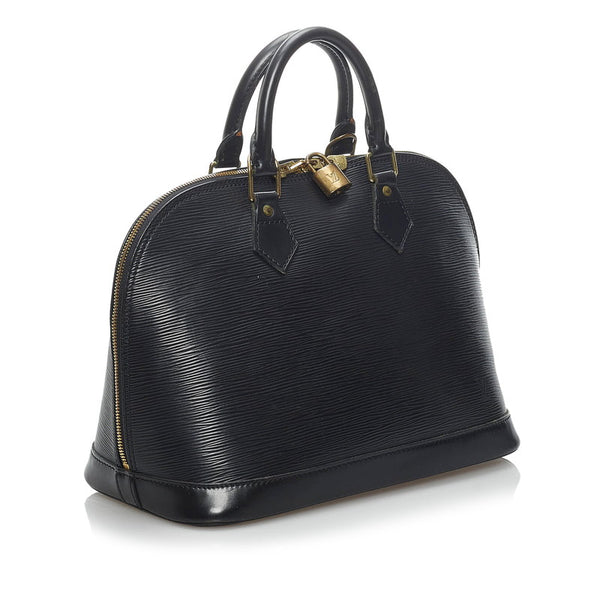 ルイ ヴィトン エピ アルマ PM ハンドバッグ M40302 ブラック ノワール レザー レディース LOUIS VUITTON 【中古】