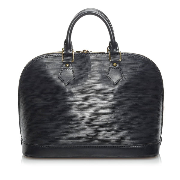 ルイ ヴィトン エピ アルマ PM ハンドバッグ M40302 ブラック ノワール レザー レディース LOUIS VUITTON 【中古】