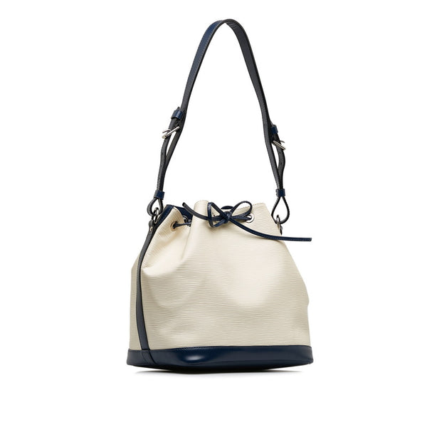 ルイ ヴィトン エピ プチノエ ショルダーバッグ M40881 イヴォワール ネイビー レザー レディース LOUIS VUITTON 【中古】