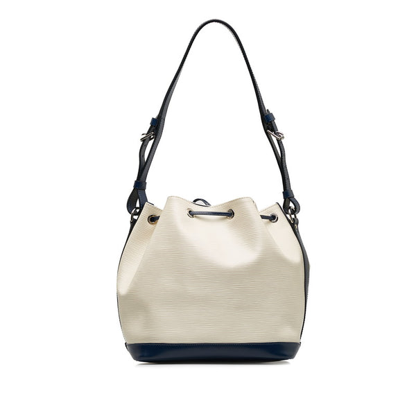 ルイ ヴィトン エピ プチノエ ショルダーバッグ M40881 イヴォワール ネイビー レザー レディース LOUIS VUITTON 【中古】