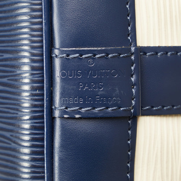 ルイ ヴィトン エピ プチノエ ショルダーバッグ M40881 イヴォワール ネイビー レザー レディース LOUIS VUITTON 【中古】