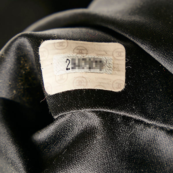 シャネル トリプルココマーク フリンジ ショルダーバッグ トートバッグ ブラック スウェード レディース CHANEL 【中古】