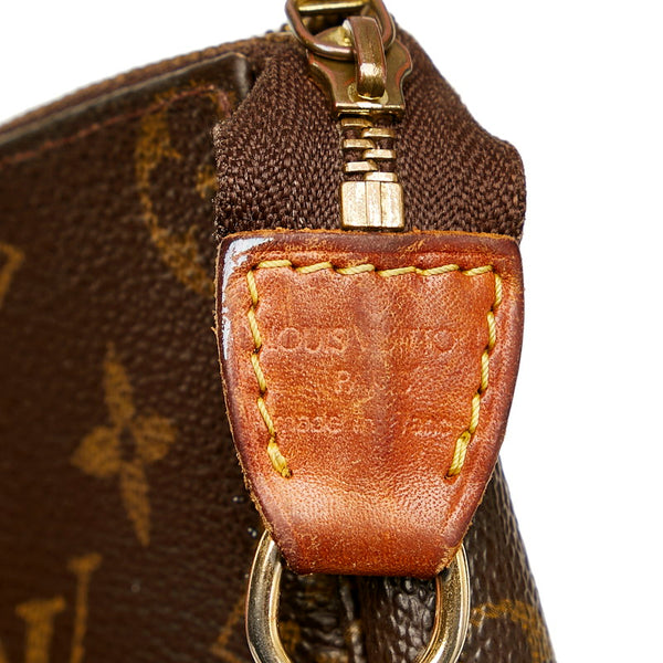 ルイ ヴィトン プチ バケット付属ポーチ ブラウン PVC レザー ポーチ レディース LOUIS VUITTON 【中古】