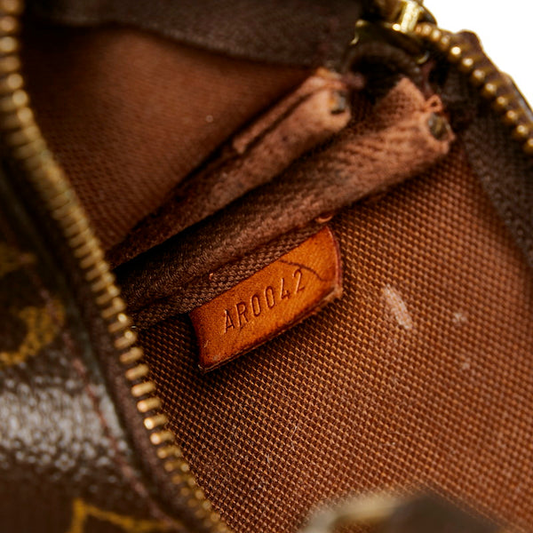 ルイ ヴィトン プチ バケット付属ポーチ ブラウン PVC レザー ポーチ レディース LOUIS VUITTON 【中古】