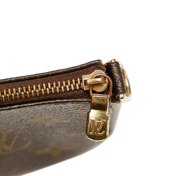 ルイ ヴィトン プチ バケット付属ポーチ ブラウン PVC レザー ポーチ レディース LOUIS VUITTON 【中古】