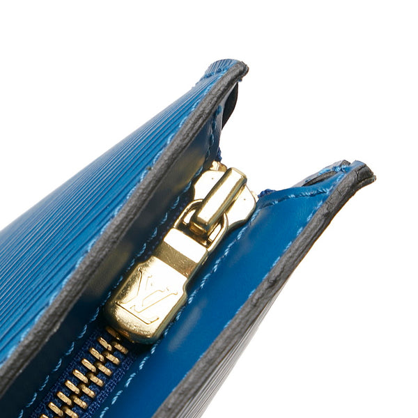 ルイ ヴィトン エピ サンジャック ハンドバッグ M52275 トレドブルー レザー レディース LOUIS VUITTON 【中古】