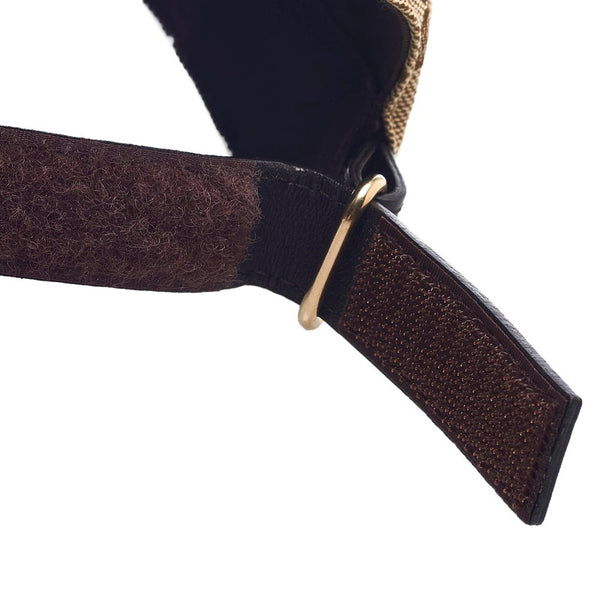 グッチ GGキャンバス シェリーライン キャップ ベースボールキャップ 200035 ベージュ キャンバス レザー メンズ GUCCI 【中古】