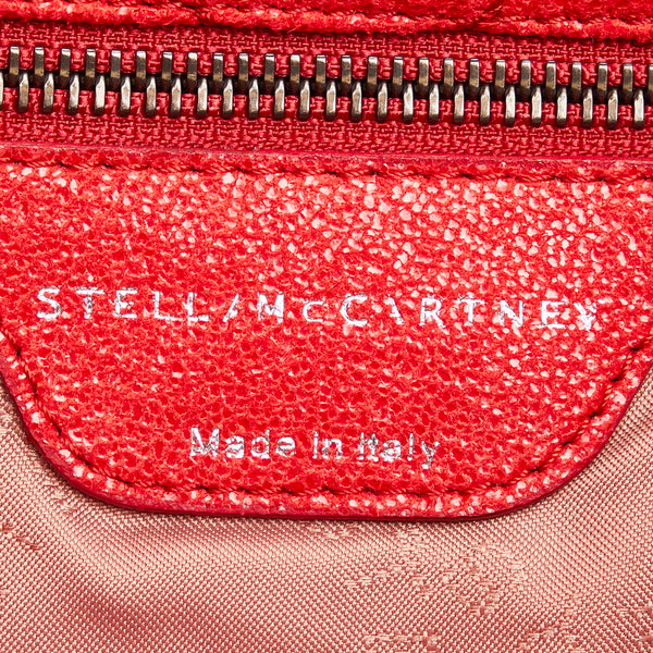 ステラマッカートニー ファラベラ キルティング ショルダーバッグ トートバッグ レッド ポリエステル レディース Stella McCartney 【中古】