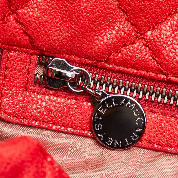 ステラマッカートニー ファラベラ キルティング ショルダーバッグ トートバッグ レッド ポリエステル レディース Stella McCartney 【中古】
