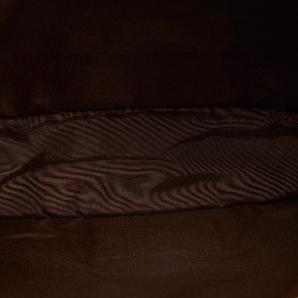 グッチ GGキャンバス 斜め掛け ショルダーバッグ 91762 ベージュ キャンバス レザー レディース GUCCI 【中古】