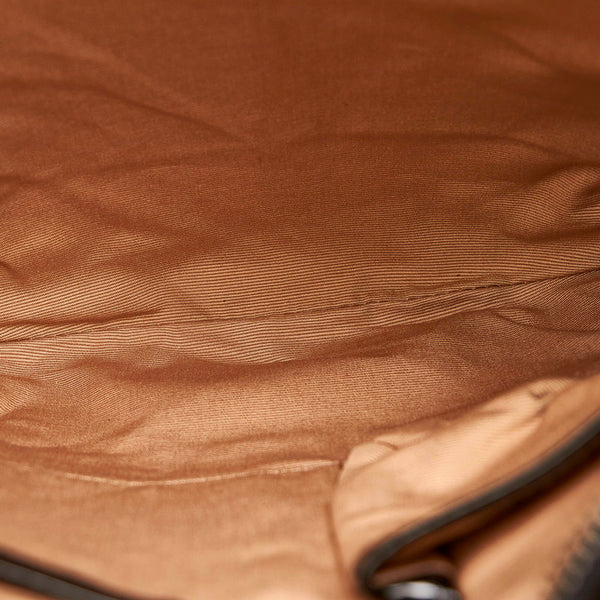 バーバリー ノバチェック ベージュ キャンバス レザー 斜め掛け ショルダーバッグ レディース BURBERRY 【中古】