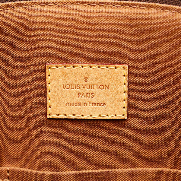 ルイ ヴィトン モノグラム ティヴォリGM ハンドバッグ M40144 ブラウン PVC レザー レディース LOUIS VUITTON 【中古】