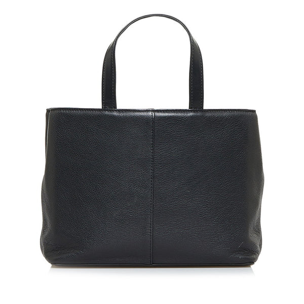 バーバリー ノバチェック ハンドバッグ ブラック レザー レディース BURBERRY 【中古】