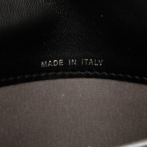 シャネル カメリア ココマーク 長財布 ブラック ラムスキン レディース CHANEL 【中古】