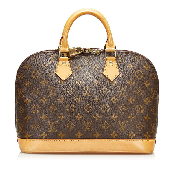 ルイ ヴィトン モノグラム アルマPM ハンドバッグ M51130 ブラウン PVC レザー レディース LOUIS VUITTON 【中古】