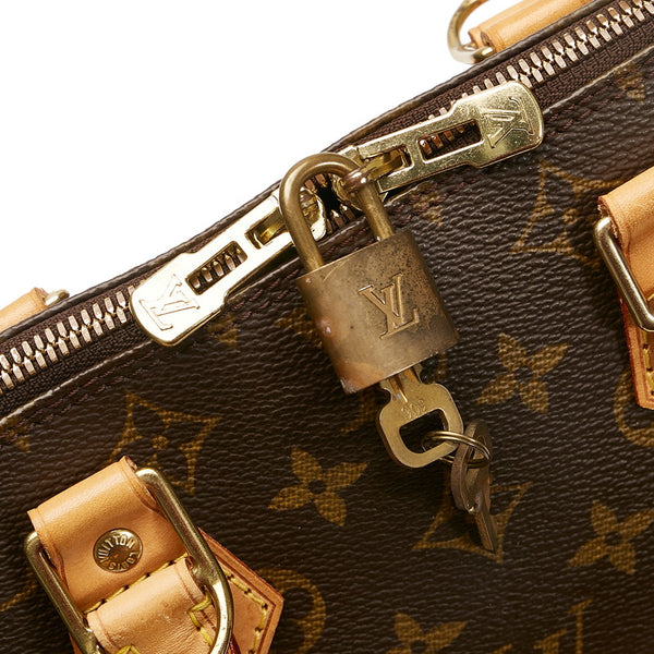 ルイ ヴィトン モノグラム アルマPM ハンドバッグ M51130 ブラウン PVC レザー レディース LOUIS VUITTON 【中古】