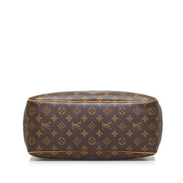 ルイ ヴィトン モノグラム ドーヴィル ハンドバッグ M47270 ブラウン PVC レザー レディース LOUIS VUITTON 【中古】
