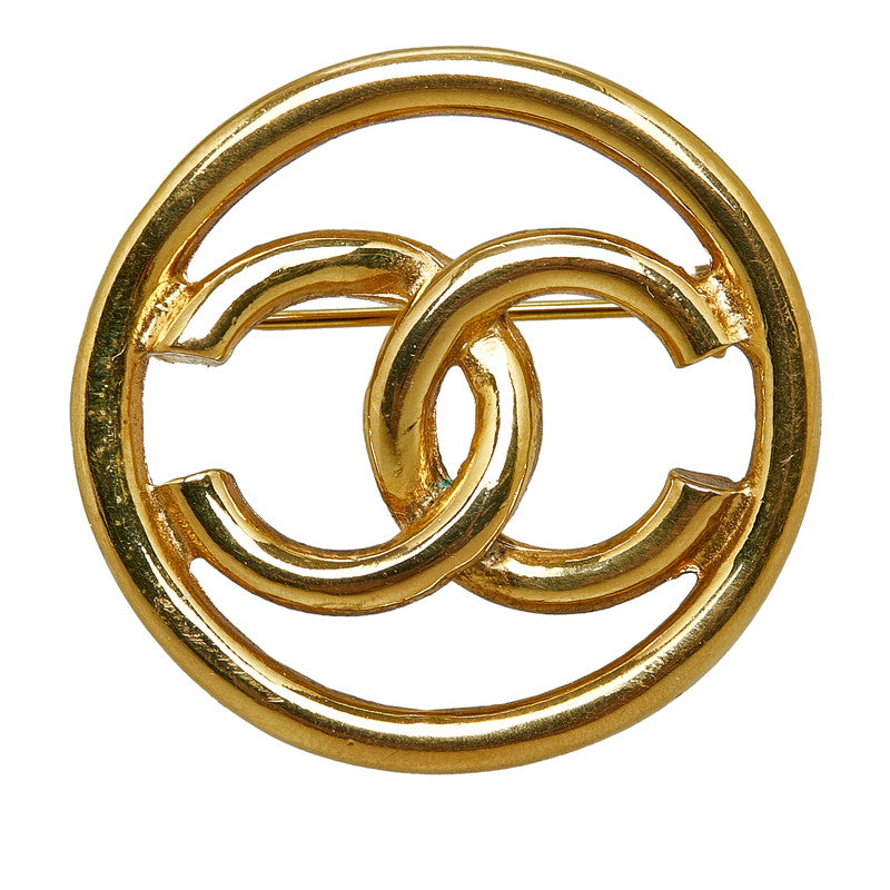 シャネル ココマーク ブローチ ゴールド メッキ レディース CHANEL 【中古】