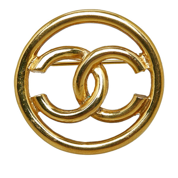 シャネル ココマーク ブローチ ゴールド メッキ レディース CHANEL 【中古】