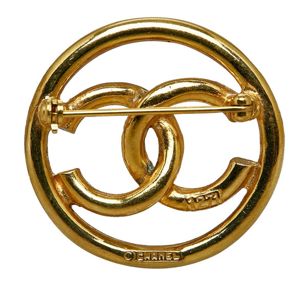 シャネル ココマーク ブローチ ゴールド メッキ レディース CHANEL 【中古】