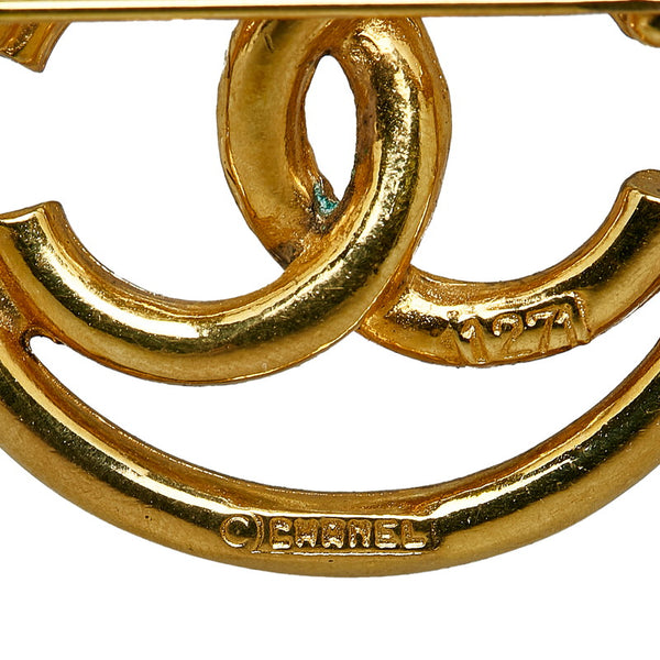 シャネル ココマーク ブローチ ゴールド メッキ レディース CHANEL 【中古】