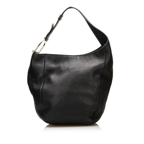 グッチ グリニッチ ショルダーバッグ 257050 ブラック レザー レディース GUCCI 【中古】