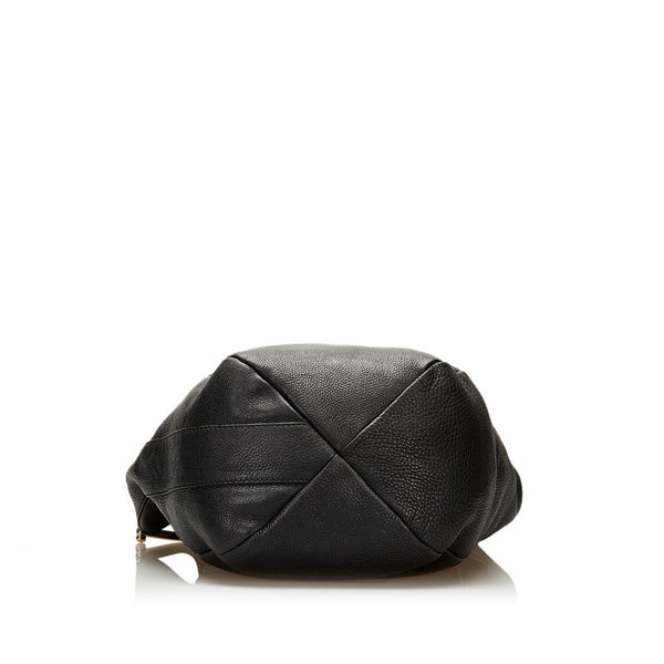 グッチ グリニッチ ショルダーバッグ 257050 ブラック レザー レディース GUCCI 【中古】