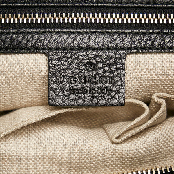 グッチ グリニッチ ショルダーバッグ 257050 ブラック レザー レディース GUCCI 【中古】