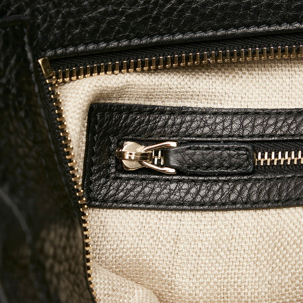 グッチ グリニッチ ショルダーバッグ 257050 ブラック レザー レディース GUCCI 【中古】