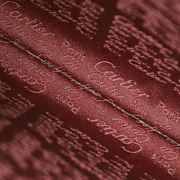 カルティエ ハッピーバースデー レッド エナメル ハンドバッグ レディース CARTIER 【中古】