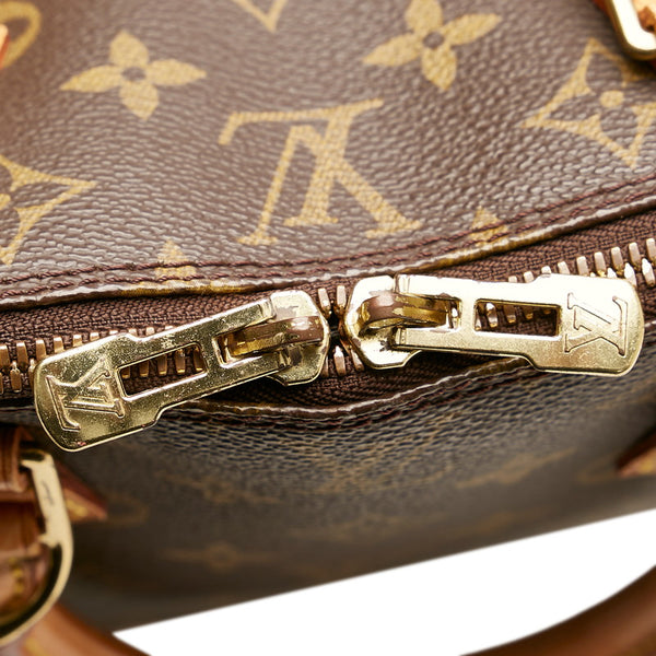 ルイ ヴィトン モノグラム アルマ ハンドバッグ M51130 ブラウン PVC レザー レディース LOUIS VUITTON 【中古】