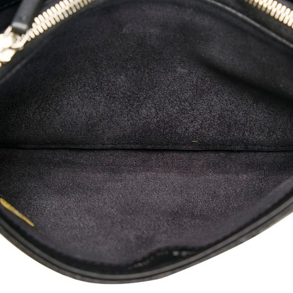 シャネル マトラッセ ココマーク ポーチ ブラック キャビアスキン レディース CHANEL 【中古】