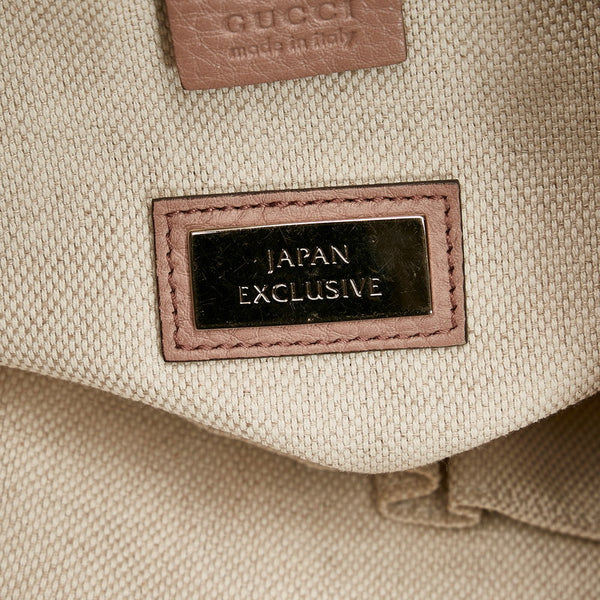 グッチ ソーホー インターロッキングG 日本限定カラー ハンドバッグ ショルダーバッグ２WAY 336751 ピンクベージュ レザー レディース GUCCI 【中古】