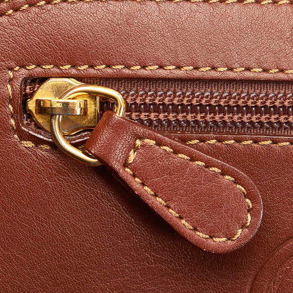 バーバリー ノバチェック シャドーホース 折りたたみ式 トートバッグ  ベージュ キャンバス レザー レディース BURBERRY 【中古】