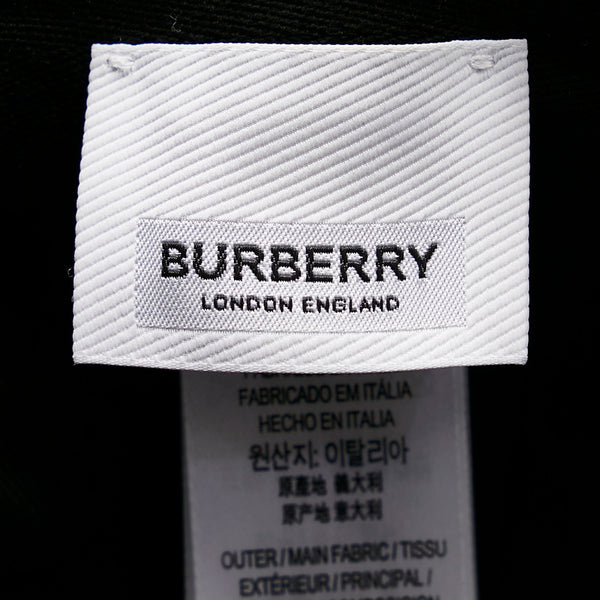 バーバリー モノグラム ベースボールキャップ ブラウン PVC レザー キャップ メンズ BURBERRY 【中古】